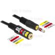 3.0m Stereo 3.5mm Jack Plug to Socket Audio & Mic Extension Cable