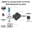Digitus Digital Coax & Optical Toslink to Analogue (RCA Phonos) Audio Converter Bluetooth