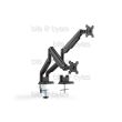 Digitus DA-90395 Dual Desk Mount Bracket for 15-inch to 32-inch & 9 Kgs Monitor