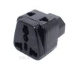 Universal 3pin Socket to IEC C14 Plug Power Adapter uk usa eu