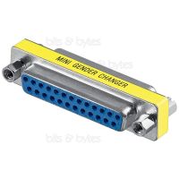 25pin D-Sub Socket to Socket Gender Changer Adapter