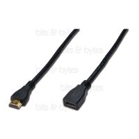 5.0m HDMI v1.4 Plug to Socket High Speed with Ethernet Extension Cable