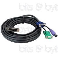 Aten 2L-1603S - 3.0m VGA & AT / PS2 KVM Cable for Aten CS-128 Switch