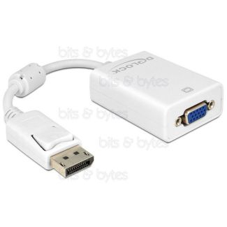 0.12m DisplayPort Plug to VGA Socket Adapter Cable