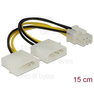 0.15m Power Adapter Cable for PCI-Express Video Card