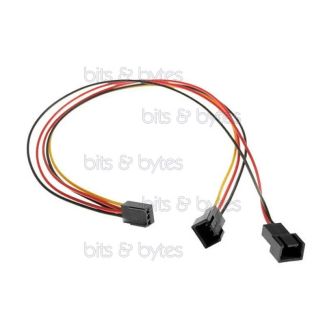 0.26m 3pin Fan Power Splitter Cable