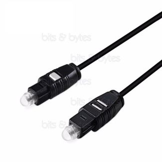 0.2m Ultra Thin Fiber Optic Toslink Plug to Plug Digital Audio Cable