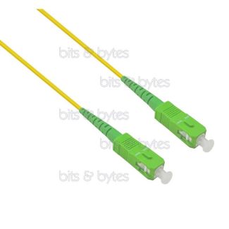 10.0m Fiber Optic Simplex Patch Cable - OS2 SC/APC to SC/APC Plugs 9/125um 4005938720262 helos