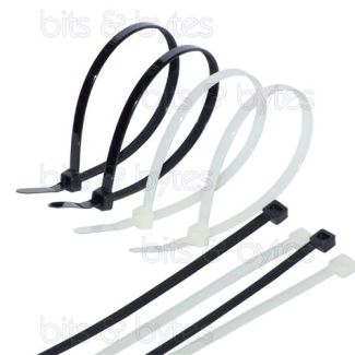 140mm x 3.5mm Plastic Cable Ties (Pack of 100)