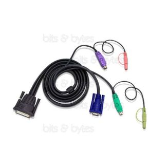 2.0m VGA & PS2 with Audio KVM Cable for Aten CS-1016 & CS-228 Switches
