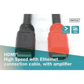 20m HDMI v1.4 Plug to Plug with Signal Amplifier High Speed High Quality Cable
