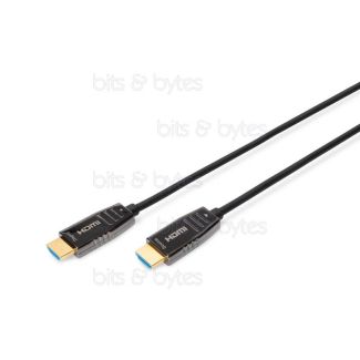 30.0m Active HDMI v2.1 AOC Hybrid Fiber Optic Plug to Plug Cable