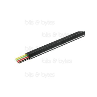 4 Core Flat Telephone Cable (per meter)