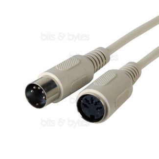 5.0m AT 5pin DIN Plug to Socket Extension Cable