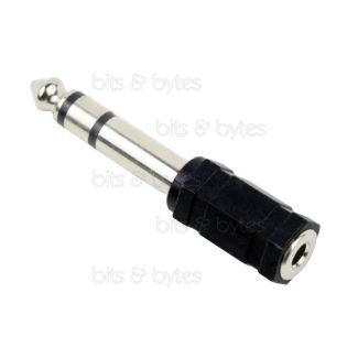 6.3mm Plug to 3.5mm Socket Stereo Adapter