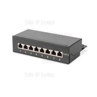 8 Port CAT6 STP Network Patch Panel
