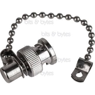 BNC RG58 Terminator with Grounding Chain