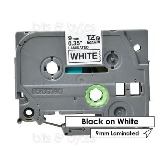 Brother TZe-221 Black on White Thermal Laminated Label Tape (9mm x 8m)
