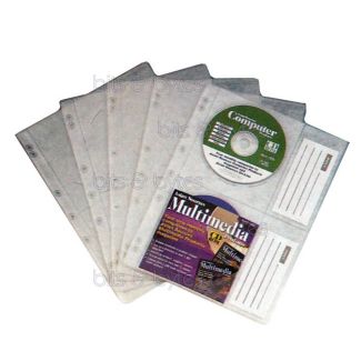 CDs A4 File Storage Sleeves (Pack of 20)