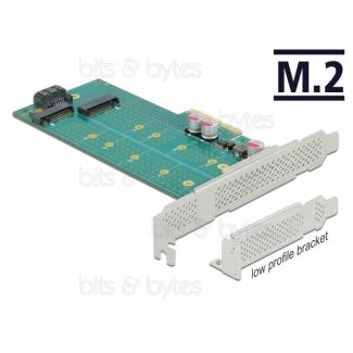 Delock M.2 SATA & M.2 NVMe SSD PCI Express Card 89047 4043619890477
