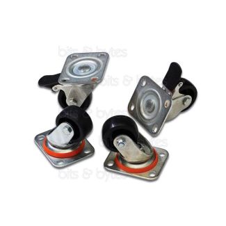 Digitus Lockable Castors for Standard Cabinets - Load Capacity 250Kgs