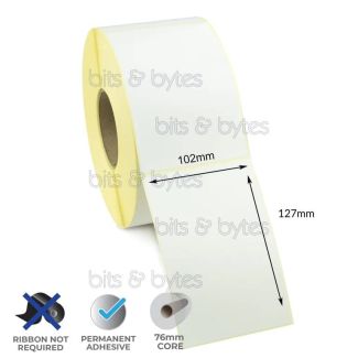 Direct Thermal (102mm x 127mm) Roll of 1200 Labels