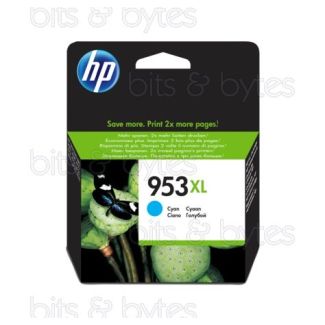 HP 953XL (F6U16AE) High Yield Cyan Original Ink Cartridge