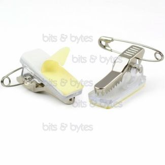 ID Card Holder Metal Clip with Self-Adhesive for Plastic Cards & Pockets