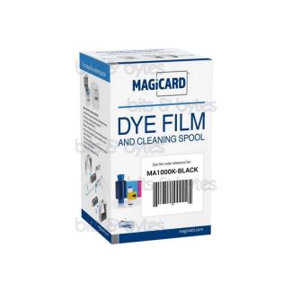 MagiCARD MA1000 Black (K) Dye Film (1000 Images) MA1000K-BLACK pronto100 Enduro IDENTBadge ribbon