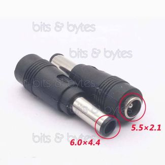 Power Plug Adapter (5.5 x 2.1 mm Socket to 6.0 x 4.4mm Plug)