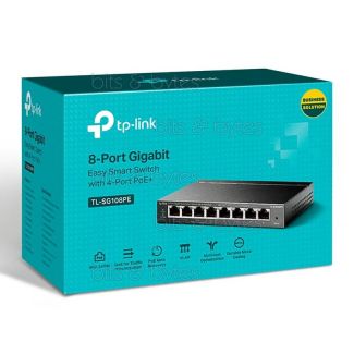 TP-Link SG108PE - 8 Port Gigabit with 4 Port PoE+ Desktop Switch