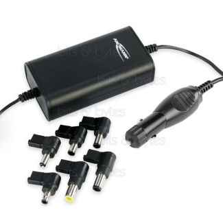 Universal Cigarette Lighter Notebook Power Supply - 15V to 24V 4A max (90W) with 6 Detachable Connectors