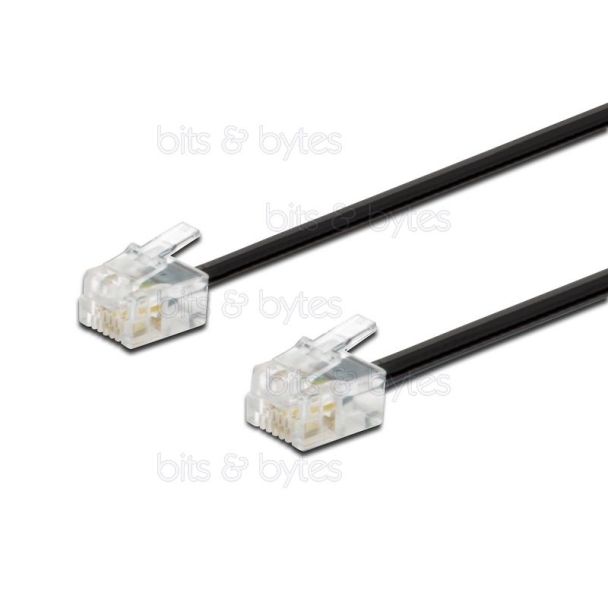 10.0m RJ11 Plug to Plug Telephone Cable