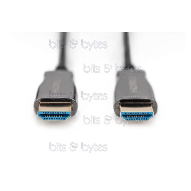 30.0m Active HDMI v2.0 AOC Hybrid Fiber Optic Plug to Plug Cable