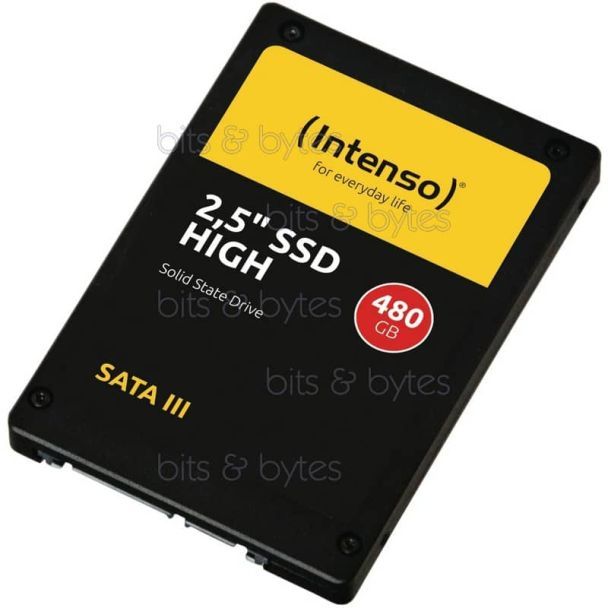 480GB Intenso SSD SATA III 2.5-inch Solid State Disk 3813450 4034303023509