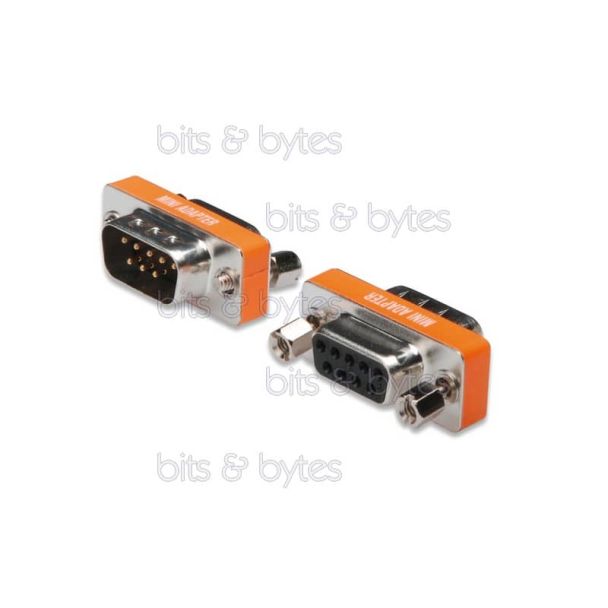 9pin D-Sub Socket to Plug Null Modem Adapter AK-610513-000-I 4016032319702