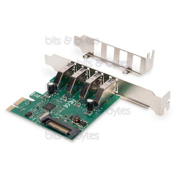 Digitus 4 Port USB 3.0 PCI Express Interface Card DS-30221-1 4016032448082
