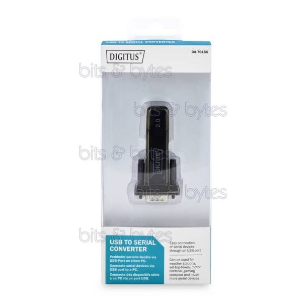 Digitus DA-70156 USB 2.0 to Serial RS232 9pin Converter with FTDI Chip 4016032271611