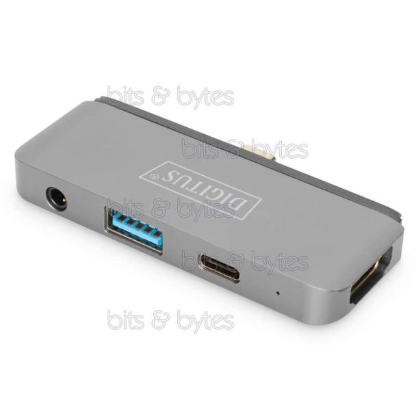 Digitus USB 3.1 Type-C Mobile Docking Station (HDMI / USB 3.0 / Audio / USB-C PD) DA-70893 4016032472537
