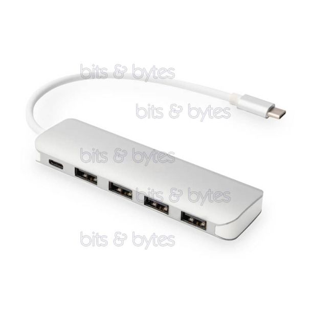 Digitus USB Type-C to 4 Port USB 3.0 with Type-C PD Charger Connector DA-70242-1 4016032455653