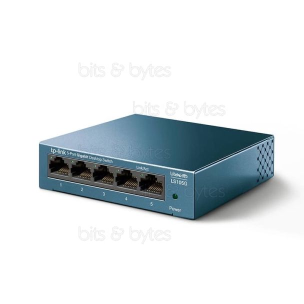 TP-Link LS105G - 5 Port Gigabit Network Ethernet Desktop Switch