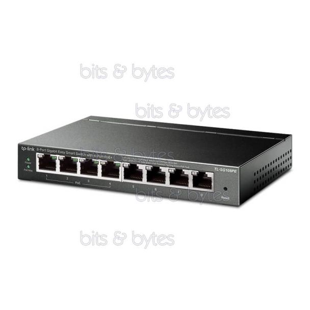 TP-Link SG108PE - 8 Port Gigabit with 4 Port PoE+ Desktop Switch