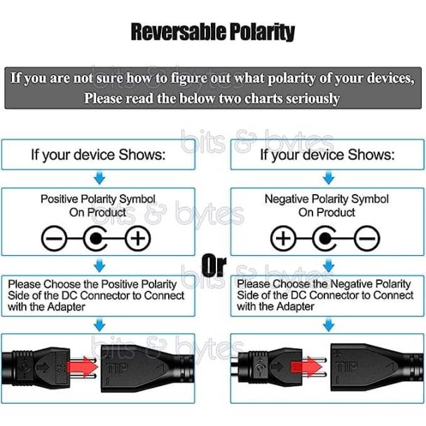 Universal AC-DC Power Supply Adapter - 3V to 12V 2.5A with 9 Detachable Connectors + USB Port