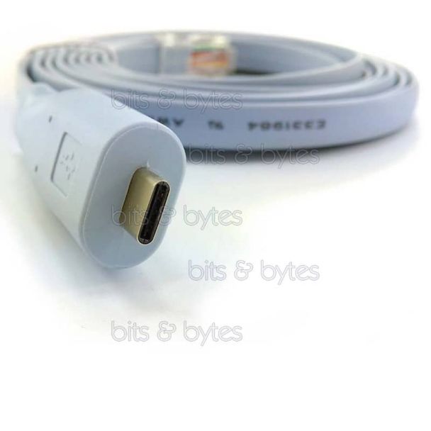 USB Type-C to RJ45 Ethernet Cisco Console Cable with FTDI Chip Sinforcon Converter compatible